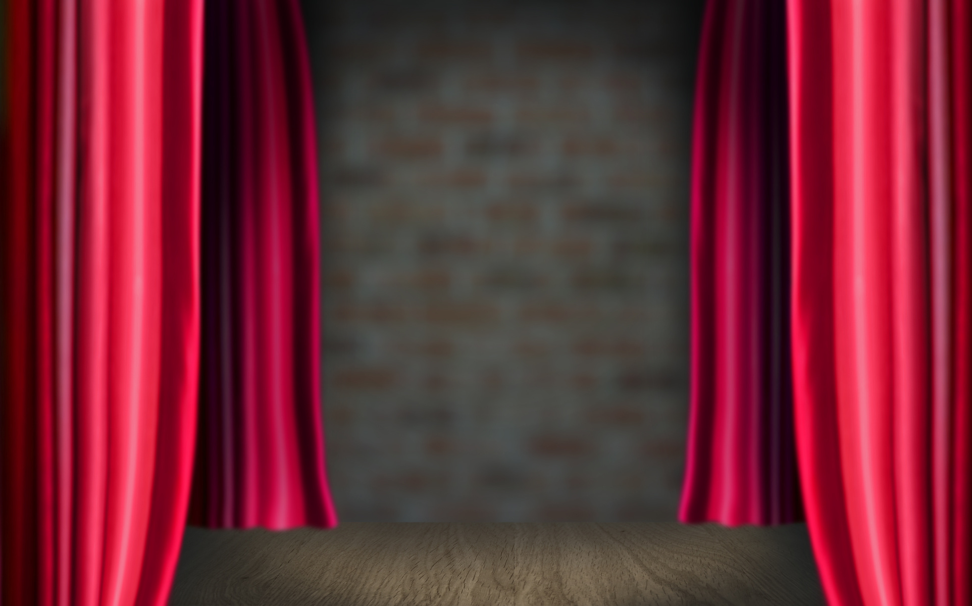 Stage Curtain with Light and Shadow